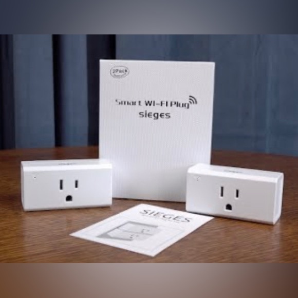 NIB 2 pack Smart Wi-Wi Plug Sieges - Picture 2 of 11